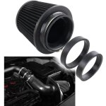 Filtre � air froid universel, trois tailles diff�rentes : 76 mm, 89 mm, filtre � air conique � haut d�bit ...