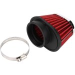 Filtre � air de moto, universel accessoire de filtre d'�purateur de moteur de t�te de champignon rouge(55mm) ...