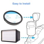 Filtre pour aspirateur, 2x ensemble de filtres d'aspirateur hepa pour aspirateurs rowenta compact power ...