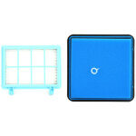 Filtre aspirateur philips fc9332 fc8010 ? papier + mousse, 15, 5x15, 5 cm, 2 pi�ces