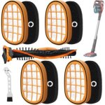 Filtre aspirateur pour philips kit, filtre pour philips avec brosse rouleau et brosse fine, compatible ...