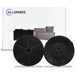 Filtre � charbon (2 pcs. ) pour hottes aspirantes adapt� pour elica cfc0038668 / type57 et aeg - electrolux ...