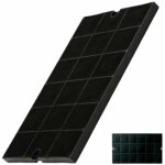 Filtre charbon (445x270mm) (92x3609, eff52) hotte arthur martin electrolux, de dietrich, electrolux, ...