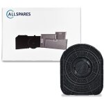 Filtre � charbon pour hottes aspirantes adapt� pour bosch dhz5215 / 00488747, electrolux mcfe14 / 9029800605, ...