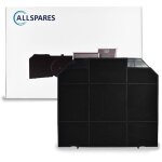 Filtre  charbon pour hottes aspirantes adapt pour smeg kitfc161, zanussi aeg eff72 / e3cff72, electrolux ...
