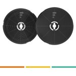 Filtre charbon livre par 2 pour hotte airlux cr300