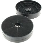 Filtre charbon rond par 2 172x40mm pour hotte de dietrich, hotte rosieres, hotte airlux hotte far, hotte ...