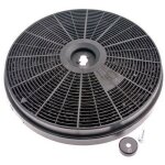 Filtre charbon rond (� l'unit�) 200x28 mm (00665713, f00049) hotte bosch siemens whirlpool