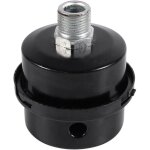 Filtre de compresseur d'air, silencieux de compresseur en m�tal noir, filtre � air de filtre de silencieux ...