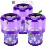 Filtre pour dyson v11, 6 packs filtres de remplacement pour dyson v11 v15 sv14 sv17 sv22 detect animal ...