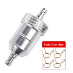 Pour filtre essence moto filtre  essence, filtre  carburant nettoyant de filtre moto universel 8 mm(argent) ...