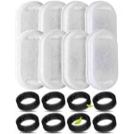 Filtres pour fontaine a eau chat, 8 + 8 pi�ces filtre � charbon et une �ponge en mousse pour chat de ...