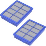 Filtre hepa [lot 2] remplacement filtre pour aspirateur electrolux efh12 / sf1w philips fc8038 / 01 aeg ...