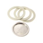 Filtre et joints pour cafeti�re italienne ? lot de 3 joints ? compatible bialetti et chromex ? mod�les ...
