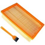 Filtre plat pliss� de remplacement pour aspirateur nt 25 / 1, 35 / 1, 45 / 1, 55 / 1, 611 eco