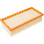 Filtre pliss plat compatible avec krcher nt 65 / 2 eco tc aspirateur sec / humide, aspirateur industriel ...