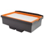 Filtre pliss� plat pes avec cadre pour menzer aspirateur industriel vcm 530 / 550 pro wood