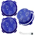 Filtre de rechange 3 pices pour aspirateur samsung jet 75 jet 90 jet 70 jet 75 + jet 60, lavable, rutilisabl ...