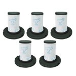 Filtre � vide 5 pi�ces pour rowenta rh96xx zr009006 x - force flex8. 60 pi�ces de rechange pour balayeuse ...