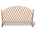 Clôture en treillis bois solide 180x100 cm - fimei Clôture en treillis bois solide 180x100 cm - fimei