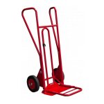 Fimm - diable charge 250kg roues d250mm en caoutchouc bavette fixe et repliable poign�es ferm�es