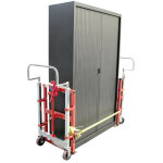 Diable �l�vateur jumel� charge 1800 kg 600 x 60 mm 2 poign�es orientables � 180� - fimm