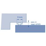 Joint de calfeutrage profil d 7, 5m noir - ellen ? 3000033