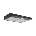 Firegas - hotte aspirante 60 cm - acier inoxydable - �clairage led - filtre � charbon - noir