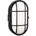 Firstlight products - firstlight lewis hublot r�sine led - ovale noir avec diffuseur polycarbonate blanc ...