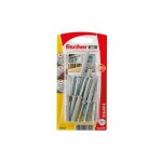 12 chevilles � frapper n �6 x 40 mm collerette plate et clou t�te frais�e pour structures en bois - fischer ...