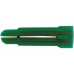 Fischer - cheville nylon pc verte 8x34 mm pour vis bois, 100 pi�ces