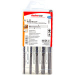 Fischer - coffret de 4 forets multi - mat�riaux d - sdx �5 � 12mm - 4 taillants
