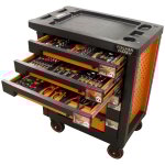 Fischer darex - servante d'atelier 6 tiroirs équipée 126 outils dans 9 modules Fischer darex - servante d'atelier 6 tiroirs équipée 126 outils dans 9 modules