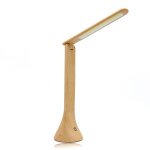 Lampe de bureau fishtec led wood touch