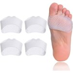 Fitags - 2 paires de coussinets pour mtatarse en gel souple pour femme et homme neuroma calus mtatarse ...