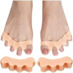 Fitags - 2 paires carteur d'orteil, sparateurs d'orteils, correcteur d'orteil, correction de l'hallux ...