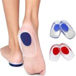 Fitags - lot de 2 paires de talonnettes en gel de silicone de qualit mdicale, coussinets de soutien ...