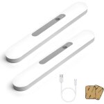 30cm lumi�res de placard � d�tecteur, �clairage sans fil sous armoire de 59 led avec batterie rechargeable ...