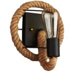 Am�ricain r�tro am�ricain industriel corde vent applique lampe de fer loft restaurant corridor salon ...
