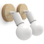 Applique murale interieur en bois vintage lampe murale 180� rotative r�tro industrielle e27 appliques ...
