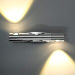 Applique murale spot led intrieur 6w moderne up down rotative  360 degrs en aluminium clairage mural ...