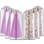 Housses de vêtements pliable, 6pcs housse de protection transparentes anti - poussière imperméables pour ... Housses de vêtements pliable, 6pcs housse de protection transparentes anti - poussière imperméables pour ...