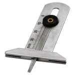 Fitags - mesure usure pneu, jauge de profondeur de pneu en acier inoxydable pneu scurit rgle pneu ...