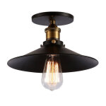 Plafonnier industriel retro vintage lustre abat - jour en métal e27, luminaire suspension fer loft moderne ... Plafonnier industriel retro vintage lustre abat - jour en métal e27, luminaire suspension fer loft moderne ...