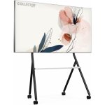 Fitueyes - design support tv roulettes pour tv de 55 60 65 75 78 pouces avec etagres de rangement en ...