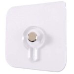 Fixation cadre sans percer, 10pcs clou adh�sif mural attache tableau sans poin�on trou transparent crochet ...