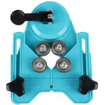 Fixation gabarit guide scie cloche, localisateur ouverture 4 - 80mm ventouse base sous vide support centrage ...