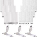Fixation murale sans percer 12 paires (24 bandes) accroche tableau ruban scratch adh�sif puissant 16mm ...
