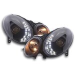 Fk automotive - phare daylight led drl look mercedes classe e 211 06 - 09 noir -