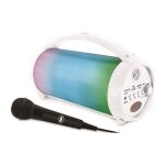 Flashboom enceinte bluetooth portable entierement lumineuse avec micro filaire detachable iparty lexibook ...